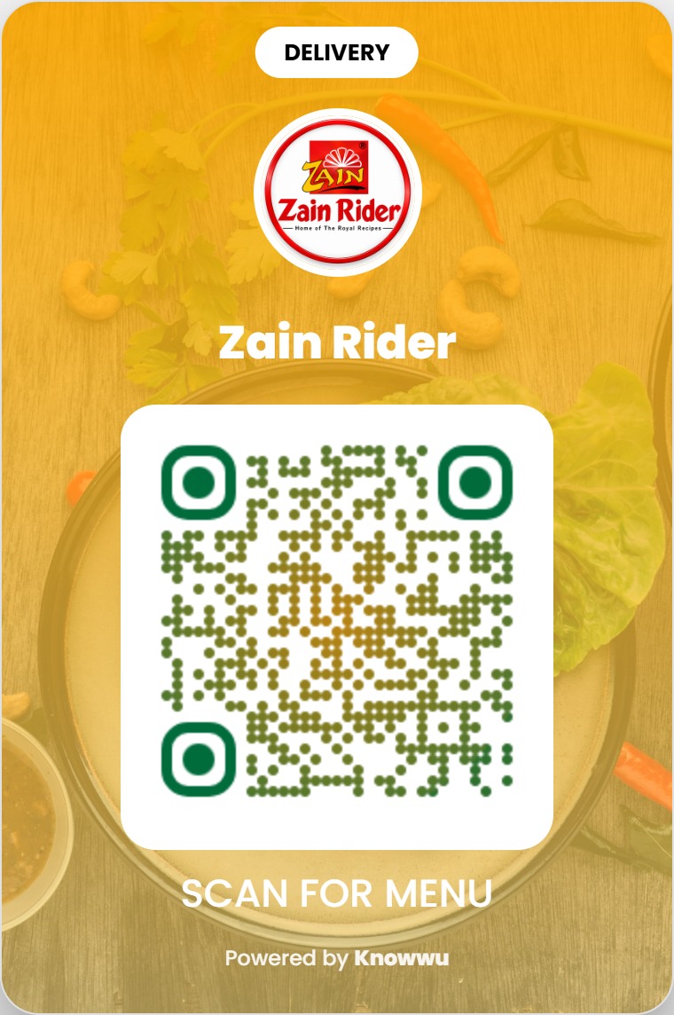 Zain Rider Delivery QR